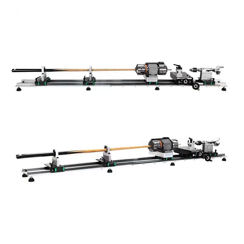 Double-head double-track cue lathe, billiard cue repair machine, billiard rod machine tool, billiard cue repair lathe, billiard supplies