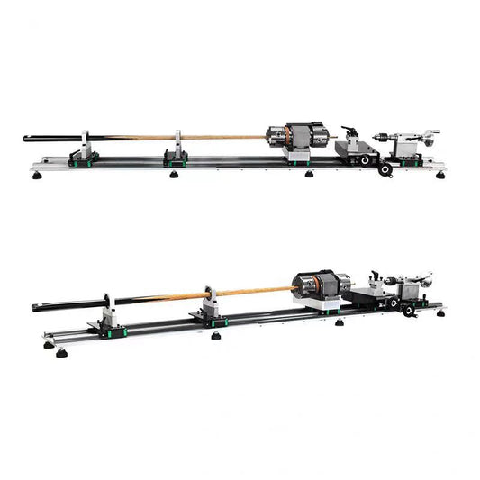 Double-head double-track cue lathe, billiard cue repair machine, billiard rod machine tool, billiard cue repair lathe, billiard supplies